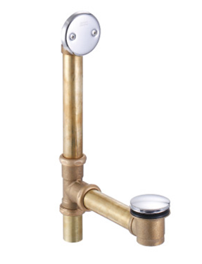 脚踏式浴缸排水器(溢水管245mm/375mm)
